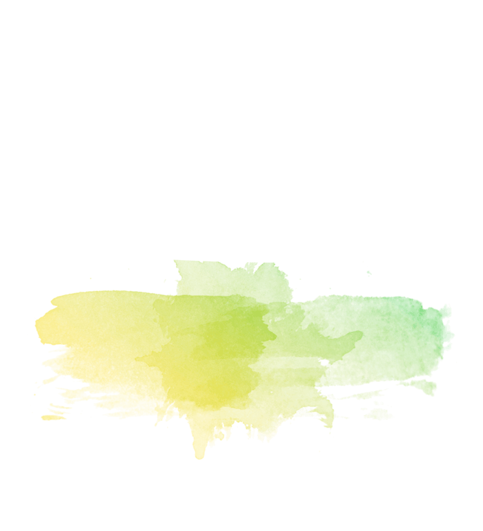 green and yellow paint stroke