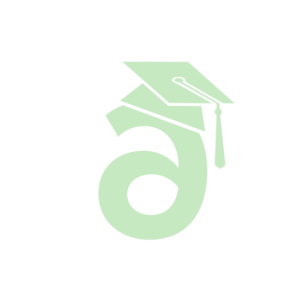 A number 6 icon with a gradcap on top