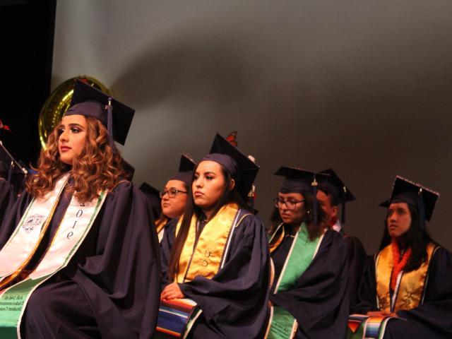 Students graduating at UC Davis